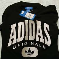 全新 Adidas Originals 黑色衛衣 Torsion Crew