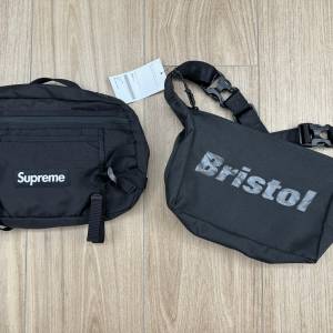 Supreme waist bag SS16 + FCRB shoulder bag