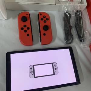 99%New Switch OLED Console Mario Red Edition, 保到24-3-2025