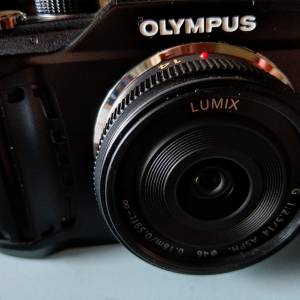 9成新Olympus E-PL2 罕有靚仔黑魂版+ 街拍神鏡Panasonic 14mm F2.5