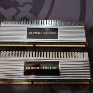 super talent. DDR3 1600. 2G X 2PCS
