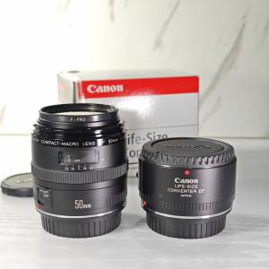 Canon, EF 50mm f/2.5 Compact Macro + Life-Size Converter EF