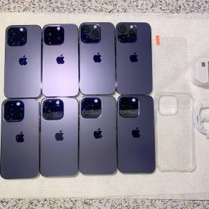 iPhone14 pro 256GB 紫色purple 港版HK version，100% 電🔋battery 跟全套配件 自用...