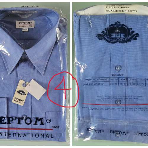 全新恤衫 New Formal Shirts ($50@)