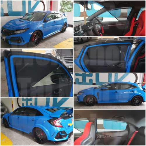 Honda Civic FK8 TypeR 全車磁石濾光窗網太陽擋