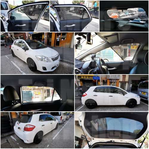 Toyota Auris Blade 全車磁石濾光窗網太陽擋