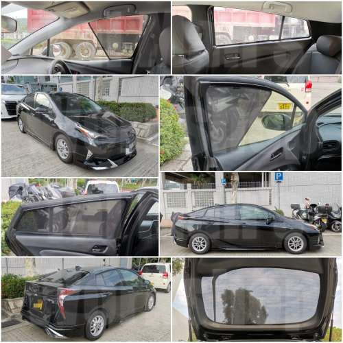 PriusV PriusC Aqua 全車磁石濾光窗網太陽擋