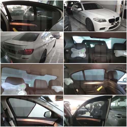 BMW 520i 523i 525i 528i M5 全車磁石濾光窗網太陽擋