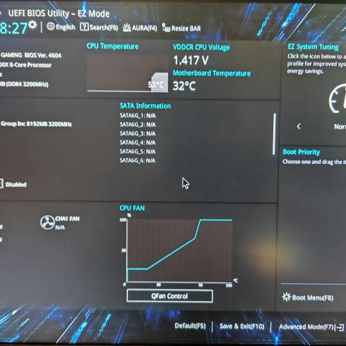 Asus B450M + Ryzen 3700x + 8GB DDR4