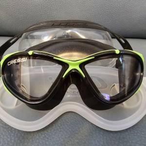 Planet Swim Goggles Adult size Black / Lime