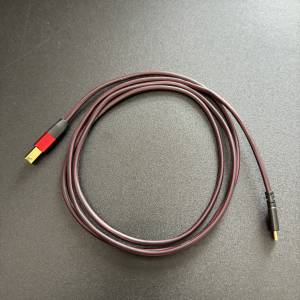 AudioQuest Cinnamon USB 鍍銀USB傳輸線 USB B TO TYPE C 1.5米