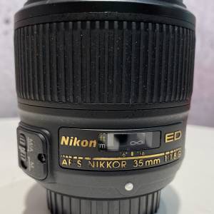 Nikon Nikkor lens AF-S 35mm f1.8G ED