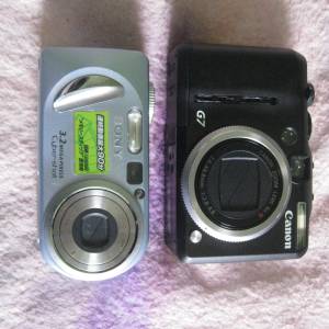 Canon and Sony 數瑪相機
