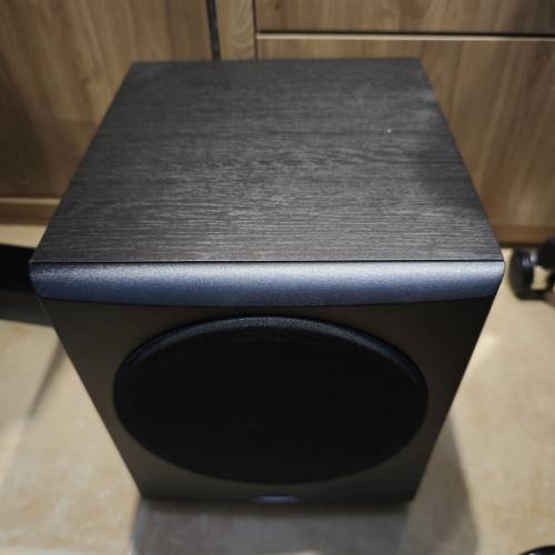 漫步者a100喇叭一對加mission低音箱一隻