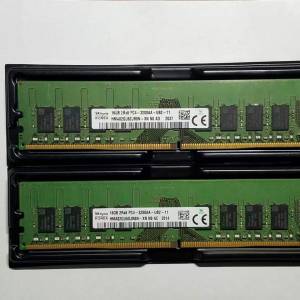 2 PCS of SKhynix 16GB  (TOTAL 32GB) 2RX8 PC4-3200AA-UB2-11 DESKTOP RAM