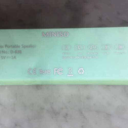 $100 80% Miniso - Wireless Portable Speaker (D-83B)