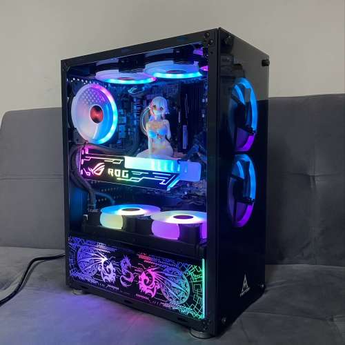 【現貨】第 10 代 Intel® Core™ i7 處理器 台式水冷電腦主機 高配16G 電競4G獨顯...