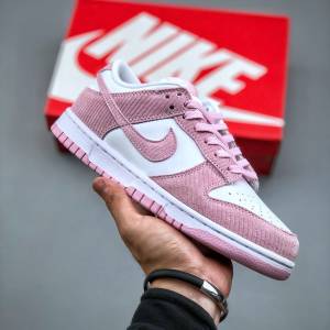 Nike dunk low“pink corduroy”髒粉燈芯絨sb低幫運動休閒板鞋Size：36-45