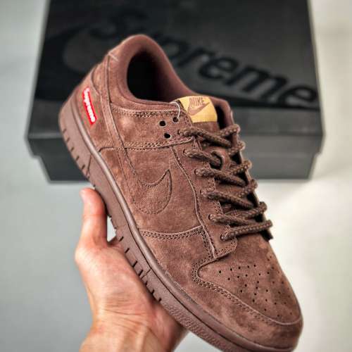 supreme x nike dunk low深棕復古休閒板鞋Size：36-45