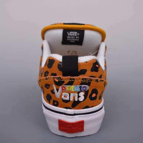 Imran Potato x Vans Knu Skool聯名款黃色豹紋麵包鞋Size：35-44偏大一碼