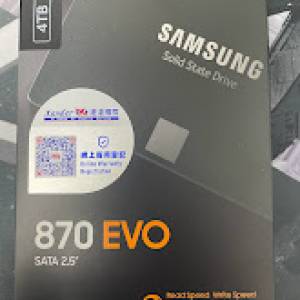三星 SAMSUNG 870 EVO 4TB SATA SSD 行貨 NOT 970 980 990 PRO