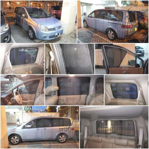 Nissan Lafesta 全車磁石濾光窗網太陽擋