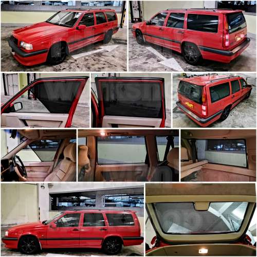 Volvo XC90 XC60 XC40 S80 S60 C30 全車磁石濾光窗網太陽擋