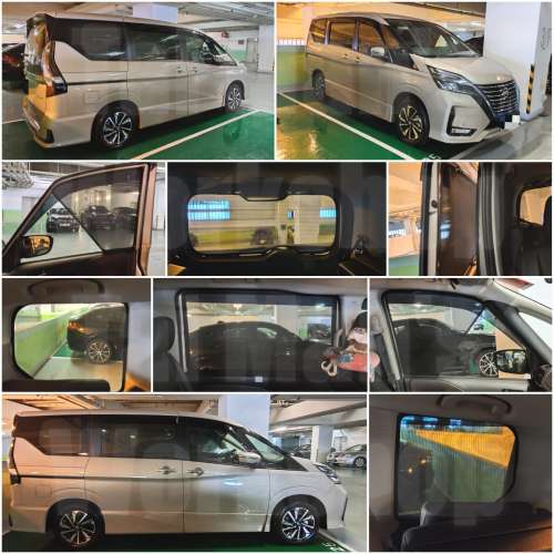 Nissan Serena C27 全車磁石濾光窗網太陽擋