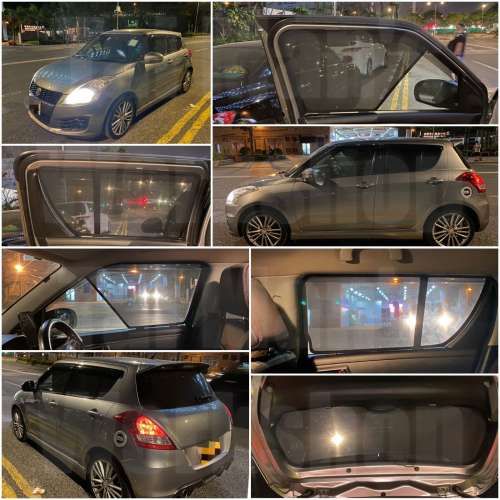Suzuki Swift 全車磁石濾光窗網太陽擋