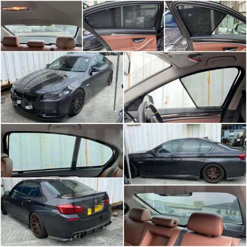 BMW 520i 523i 525i 528i M5 全車磁石濾光窗網太陽擋