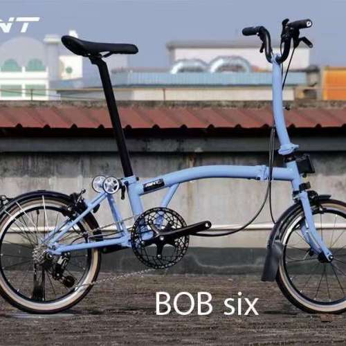 MINT BOB6 6速 鉻鉬鋼 折叠車 送前後蛙燈叮叮