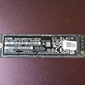 WD Black SN810 PCIe 4.0 SSD (512GB) 固態硬碟 (OPAL 2.0加密版)