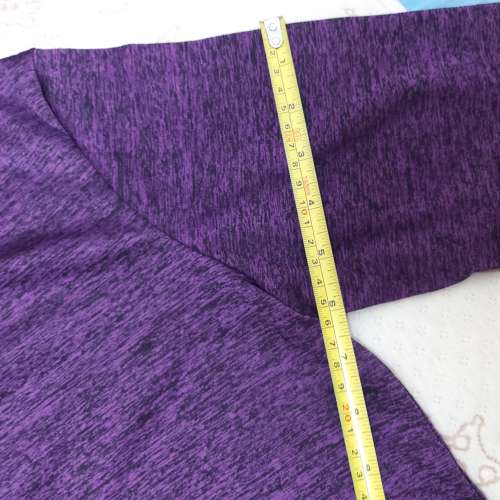 全新紫灰色長袖T-Shirt 上衣 T恤 襯衫 襯衣 tee恤 長袖衫