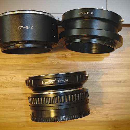 接環4個 Contax to Nikon Z Leica Sony 神力環