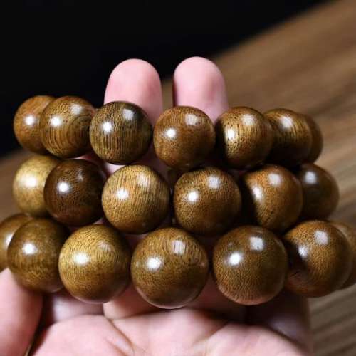 棋楠沉香沉水级高油老料12mm男女情侶手串手链