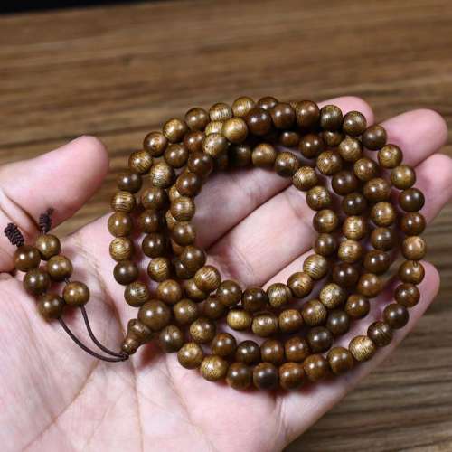 棋楠沉香沉水级高油老料12mm男女情侶手串手链