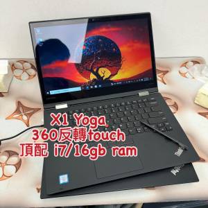 (荃灣實體店，頂配X1 Yoga 360度touch  mon)Lenovo 超薄頂級商務機皇ThinkPad  i7 ...