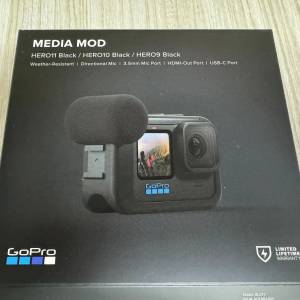 GoPro Media Mod 媒體模組 ADFMD-001G (合gopro 9-12用)香港行貨保養到2024年12月