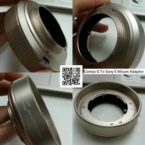 LAINA Contax g CYG Lens To Sony E Mount Adaptor (金屬接環)