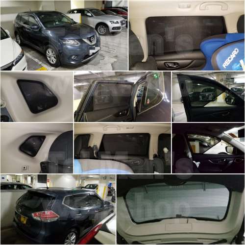 Nissan Xtrail 全車磁石濾光窗網太陽擋