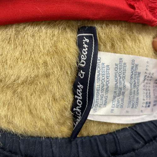 全新Nicholas & bears 五關節Teddy Bear 泰迪熊69cm 高