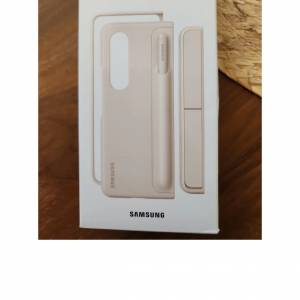 Samsung z fold 4 case with spen case 全新未開米色/黑色 s pen