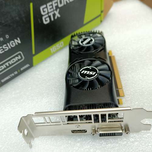 MSI GeForce GTX1650 4GT LP OC
