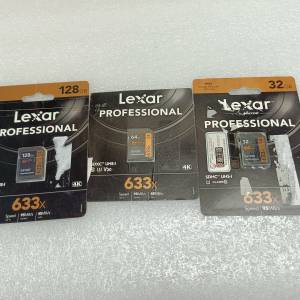 Lexar Professional 633x V30 U3 C10 UHS-I SDXC 128GB [R:95 W:45]