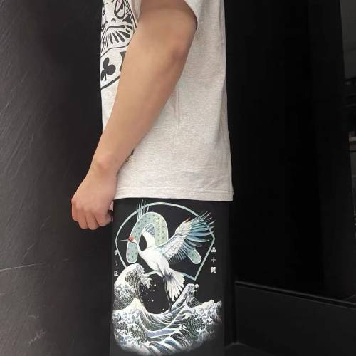 Evisu潮牌春夏男士短衛褲