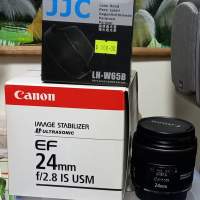 Canon EF 24mm/2.8 IS USM 99% new