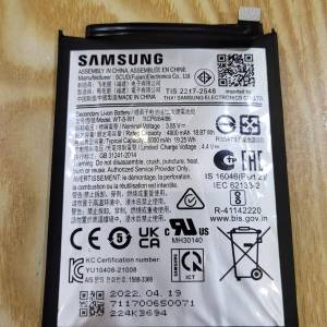 Samsung  A22 原装拆機電池一片。