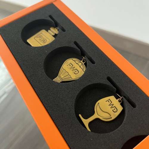 全新酒杯識別標籤 FWD wine glasses identification tags 酒杯腳扣／標記／酒杯環／...