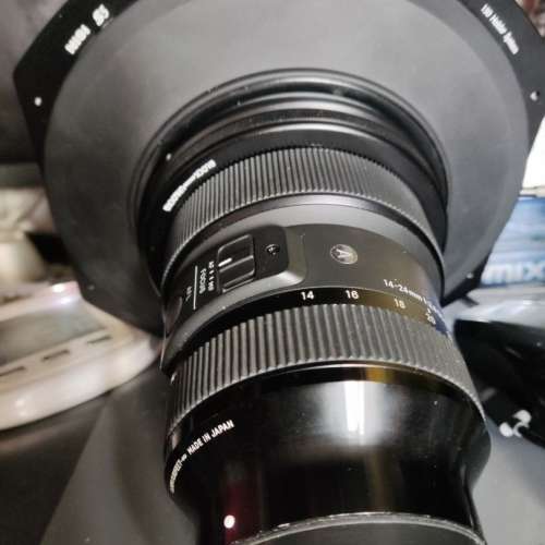 全套有盒 nisi s5 CPL holder for sigma 14 24