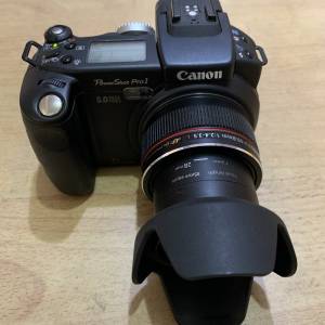 Canon pro 1 L鏡頭 鏡片清𥇦冇花9成新 但Mon有污跡 但不影響成像